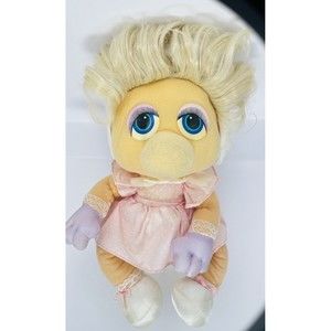 Vintage 1983 Miss Piggy Muppet Softies Baby Hasbro Industries REG NO PA282